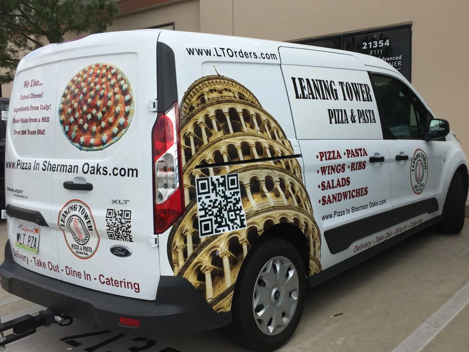 Full wrap on a delivery van.